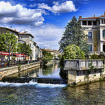 Les canaux de L'Isle Sur La Sorgue, Provence by marty_pinker - L'Isle sur la Sorgue 84800 Vaucluse Provence France