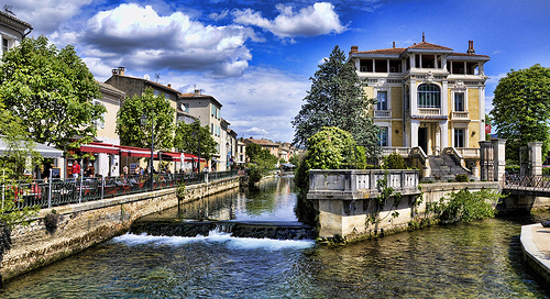 Les canaux de L'Isle Sur La Sorgue, Provence par marty_pinker