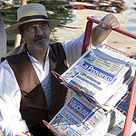 La Provence sur le Marché flottant de l'Isle sur la Sorgue par Massimo Battesini - L'Isle sur la Sorgue 84800 Vaucluse Provence France