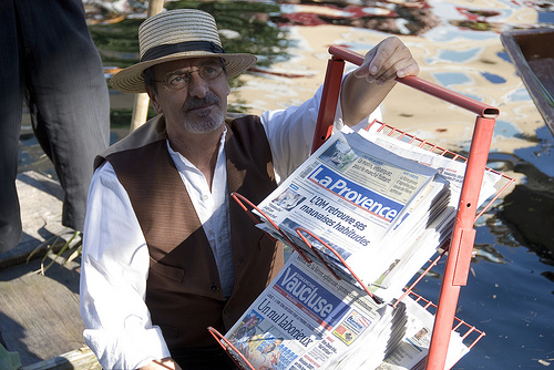 La Provence sur le Marché flottant de l'Isle sur la Sorgue by Massimo Battesini