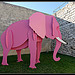 L'éléphant rose par Gramgroum - Lacoste 84480 Vaucluse Provence France