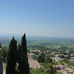 Vue sur la plaine comtadine par gab113 - Le Barroux 84330 Vaucluse Provence France