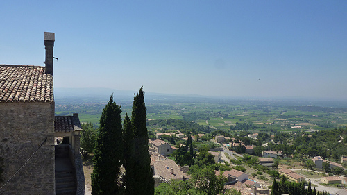 Vue sur la plaine comtadine par gab113