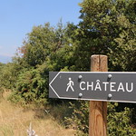 Chemin à pied vers le Château du Beaucet by Gabriel Jaquemet - Le Beaucet 84210 Vaucluse Provence France