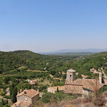 Vue depuis le Château du Beaucet par Gabriel Jaquemet - Le Beaucet 84210 Vaucluse Provence France