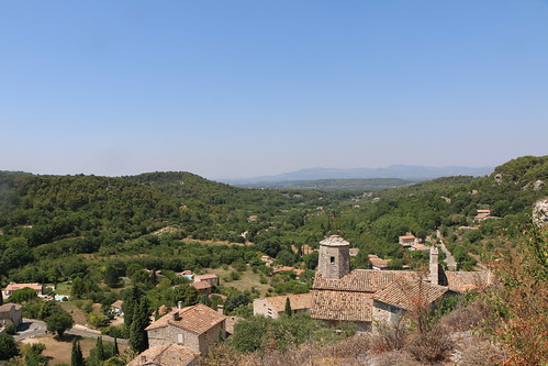 Vue depuis le Château du Beaucet par Gabriel Jaquemet