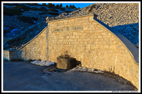 Fontaine de la Grave - Mont-Ventoux par Photo-Provence-Passion