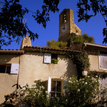 Church clock - Lourmarin par perseverando - Lourmarin 84160 Vaucluse Provence France