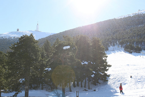 Ski au Mont Serein, face Sud du Ventoux par gab113