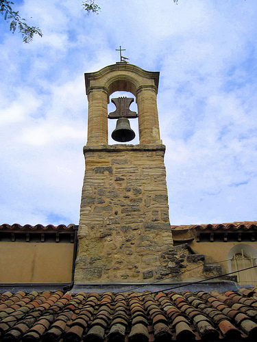 Bell tower in Mazan by Sokleine