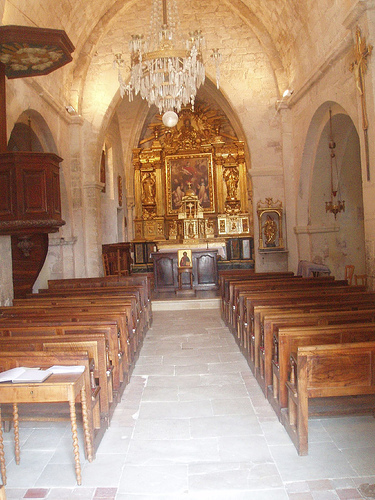 Intérieur de l'église de Méthamis par gab113