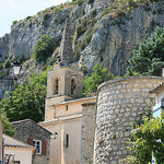 Clocher de Monieux par eric hubert bierset - Monieux 84390 Vaucluse Provence France