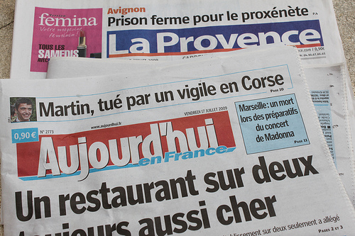 Journaux : La Provence, Aujourd'hui en France by gab113