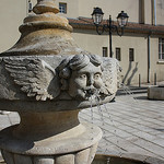 Fontaine d'anges à Orange par Cilions - Orange 84100 Vaucluse Provence France