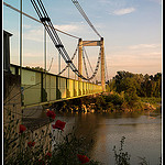 Pont de Pertuis au dessus de la Durance by Alain Taillandier - Pertuis 84120 Vaucluse Provence France