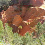 Relief d'ocre de Roussillon by Jean NICOLET - Roussillon 84220 Vaucluse Provence France