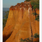 Falaise d'ocres de Roussillon par michel.seguret - Roussillon 84220 Vaucluse Provence France