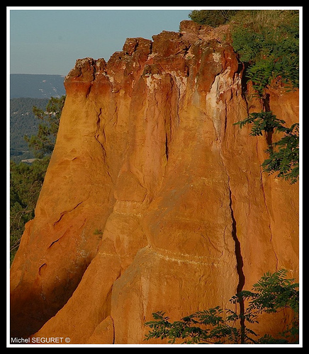 Falaise d'ocres de Roussillon par michel.seguret