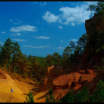 Panorama ocre de Roussillon par Patchok34 - Roussillon 84220 Vaucluse Provence France