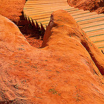 Ocre carpet : The Sentier des Ocres by C.R. Courson - Roussillon 84220 Vaucluse Provence France