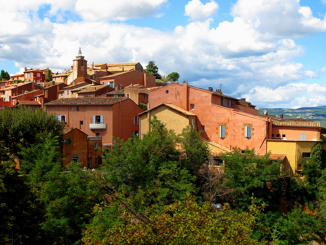 Le village de Roussillon (Vaucluse - Roussillon) par Boris Kahl