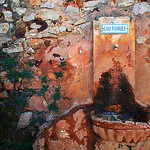 Eau potable par Boccalupo - Roussillon 84220 Vaucluse Provence France