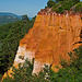 Falaise d'ocre au milieu de la forêt by Asymkov - Roussillon 84220 Vaucluse Provence France