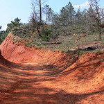 Chemin ocre à Rustrel by Jean NICOLET - Rustrel 84400 Vaucluse Provence France