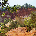 Colorado Provençal - Ocres rouge et orange par sabinelacombe - Rustrel 84400 Vaucluse Provence France