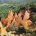 Colorado Provençal : contraste orange et vert saisissant par sabinelacombe - Rustrel 84400 Vaucluse Provence France