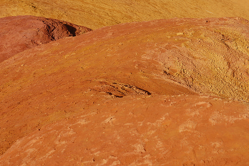 Matière Ocre du Colorado provençal par Michel Seguret