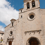 Facade de l'église de Sault par /Bas - Sault 84390 Vaucluse Provence France