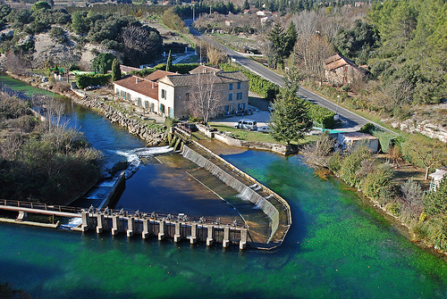 La Sorgue à Saumane de Vaucluse par Má Damascena