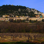 Vignes et Séguret par fgenoher - Séguret 84110 Vaucluse Provence France