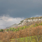 La falaise - Saint-Martin-de-Castillon par Charlottess - St. Martin de Castillon 84750 Vaucluse Provence France