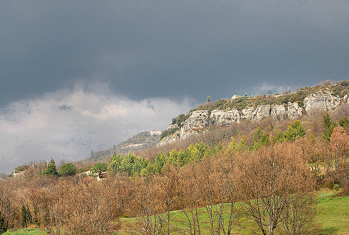 La falaise - Saint-Martin-de-Castillon by Charlottess