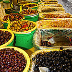 Marché provençal aux olives by Billblues - Vaison la Romaine 84110 Vaucluse Provence France