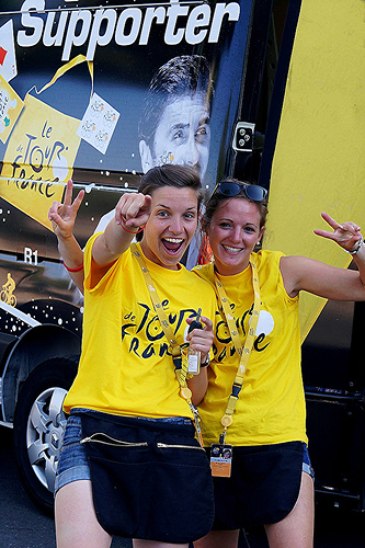 Tour de France : village départ à Vaison La Romaine par Gilles Poyet photographies