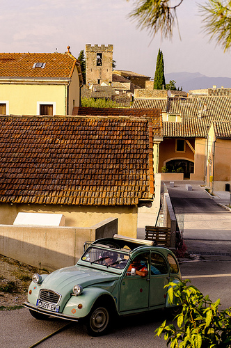 Vive la France en 2CV par Gilles 1972