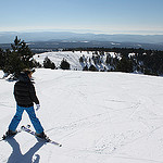 Ski au Chalet Reynard - vu des pistes vers la vallée by gab113 - Bédoin 84410 Vaucluse Provence France