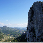 Dentelles Sarrasines : vue des crêtes by sabinelacombe - Lafare 84190 Vaucluse Provence France