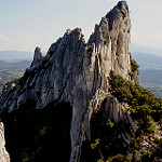 Dentelles Sarrasines : sculture de roche par sabinelacombe - Lafare 84190 Vaucluse Provence France