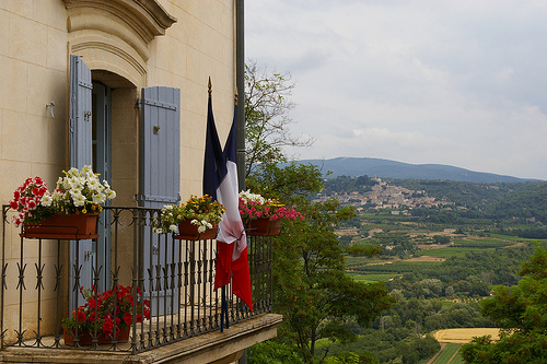 French Flag in Lacoste by patrickd80