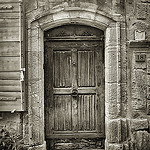 Porte ancienne à Vaison La Romaine by pierre.arnoldi - Vaison la Romaine 84110 Vaucluse Provence France