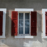 Schoolhouse windows par MarkfromCT - Serres 05700 Hautes-Alpes Provence France