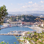 Port de Nice et arrière pays by Bomboclack - Nice 06000 Alpes-Maritimes Provence France