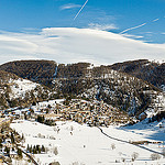 La station de Beuil en hiver by Bomboclack - Beuil 06470 Alpes-Maritimes Provence France