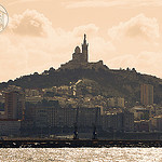 Notre Dame de la Garde à Marseille par lukem-photo - Marseille 13000 Bouches-du-Rhône Provence France