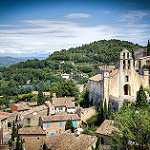 Les toits de Gigondas et son clocher par deltaremi30 - Gigondas 84190 Vaucluse Provence France