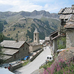 Rue principale de Saint Véran by polbar - Saint-Véran  05350 Hautes-Alpes Provence France